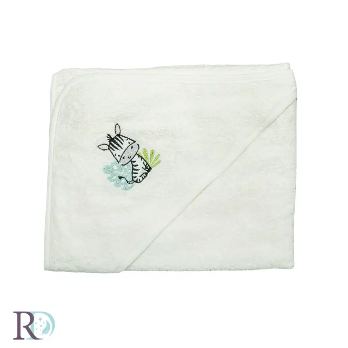 Бебешка хавлия с качулка Жирафче - 2067 - Бебешка хавлия с качулка Жирафче - 2067