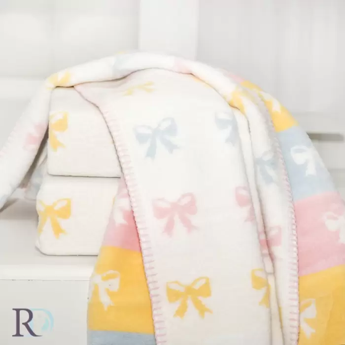 Бебешко памучно одеяло Панделки - 176 - Бебешко памучно одеяло Панделки - 176