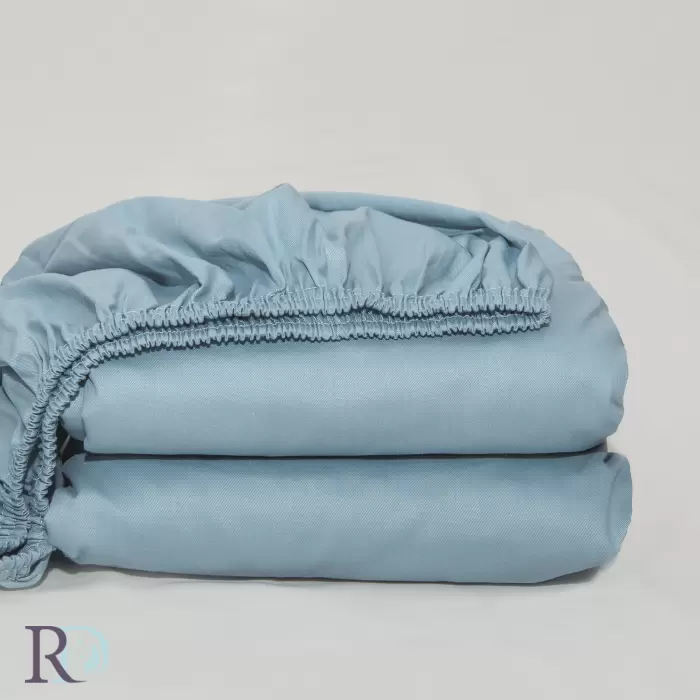 Чаршаф с ластик аква - 343 - Чаршаф с ластик аква - 343