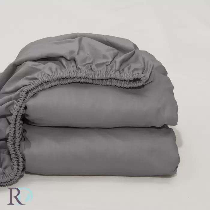 Чаршаф с ластик тъмно сиво - 1005 - Чаршаф с ластик тъмно сиво - 1005