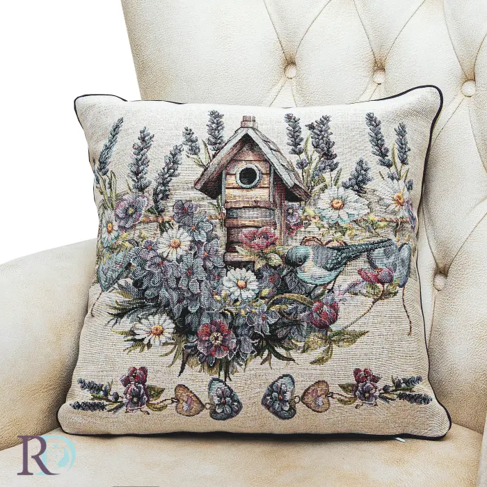Декоративна калъфка Къщичка - 2131 - Декоративна калъфка Къщичка - 2131