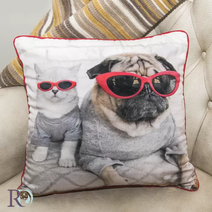Декоративна възглавница Куче и Коте - 148 - Декоративна възглавница Куче и Коте - 148