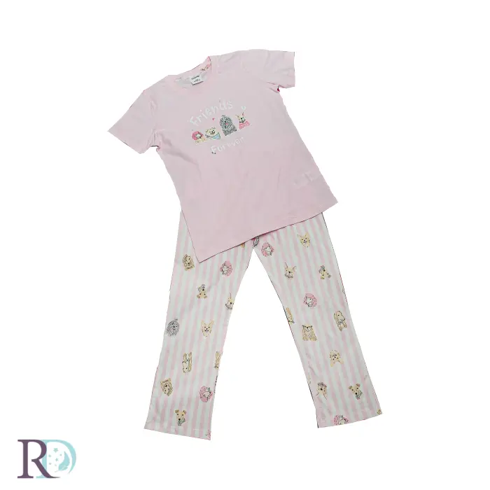 Детска пижама Ина розово - 2165 - Детска пижама Ина розово - 2165