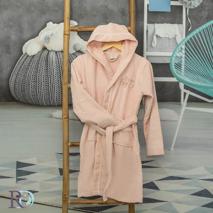 Детски халат розов - 2069 - Детски халат розов - 2069