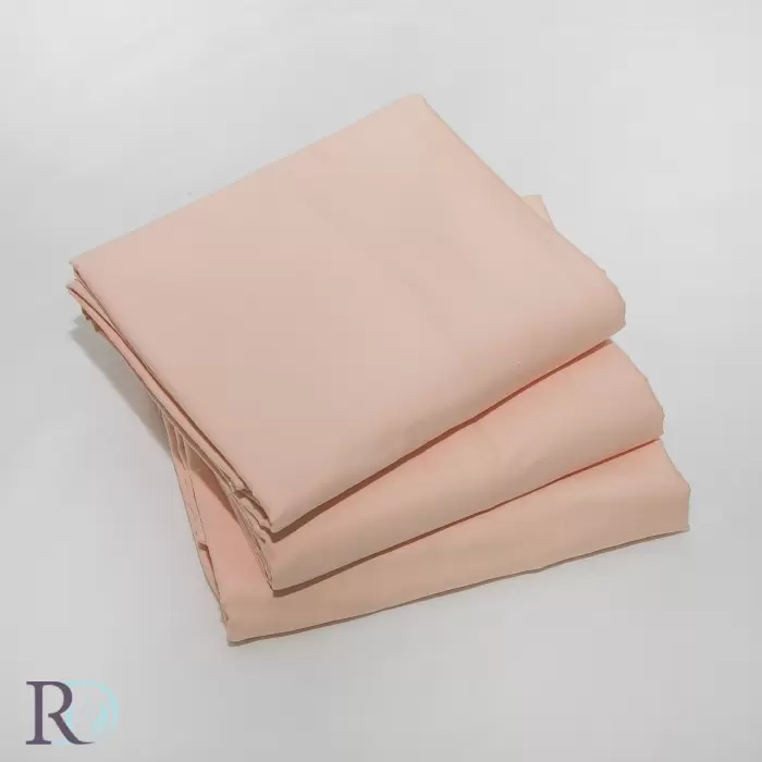 Долен чаршаф памучен сатен праскова - 662 - Долен чаршаф памучен сатен праскова - 662