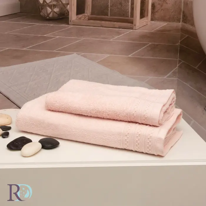 Хавлиена кърпа Амая дантела розово - 1168 - Хавлиена кърпа Амая дантела розово - 1168