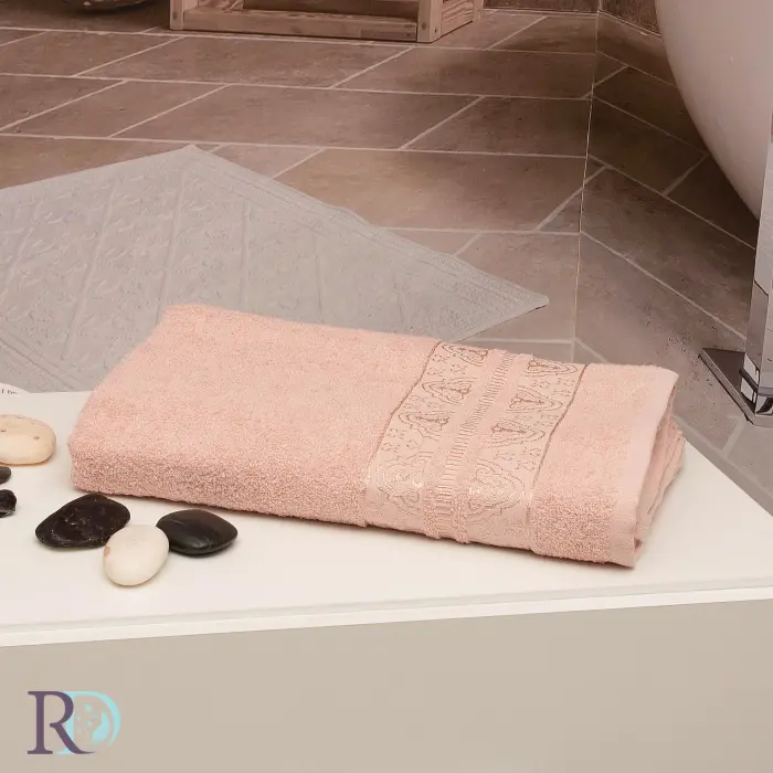 Хавлиена кърпа Амая орнамент праскова - 1177 - Хавлиена кърпа Амая орнамент праскова - 1177