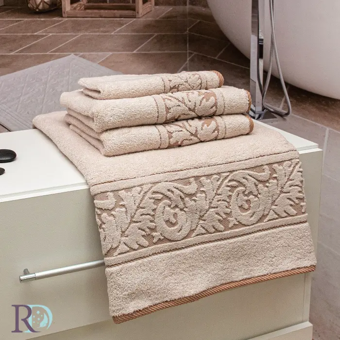 Хавлиена кърпа Михаела светло бежово - 1532 - Хавлиена кърпа Михаела светло бежово - 1532