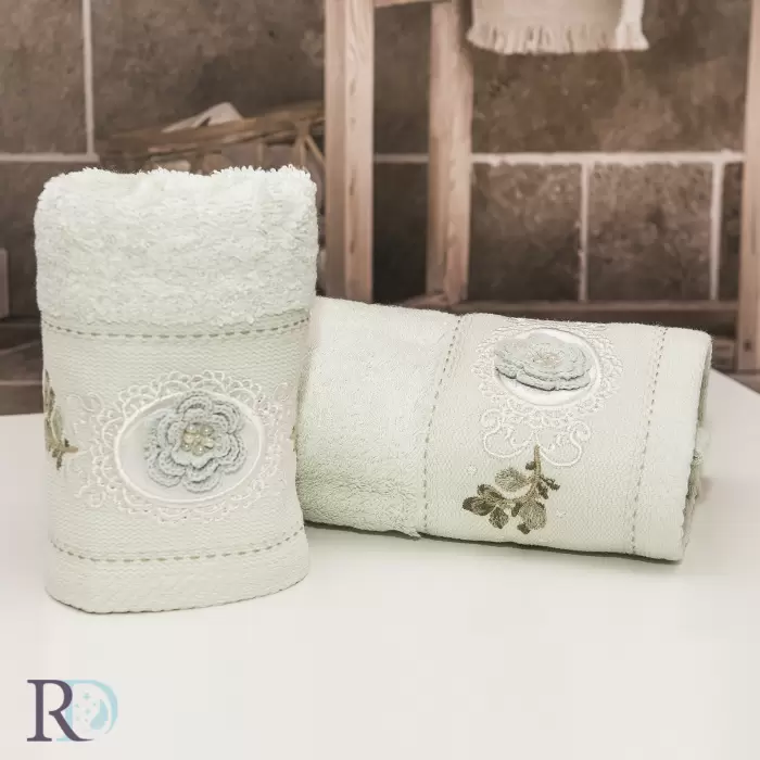 Комплект хавлиени кърпи Лукс мента - 732 - Комплект хавлиени кърпи Лукс мента - 732