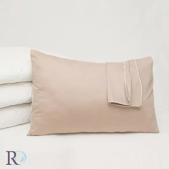 Калъфка памучен сатен бежово - 355 - Калъфка памучен сатен бежово - 355