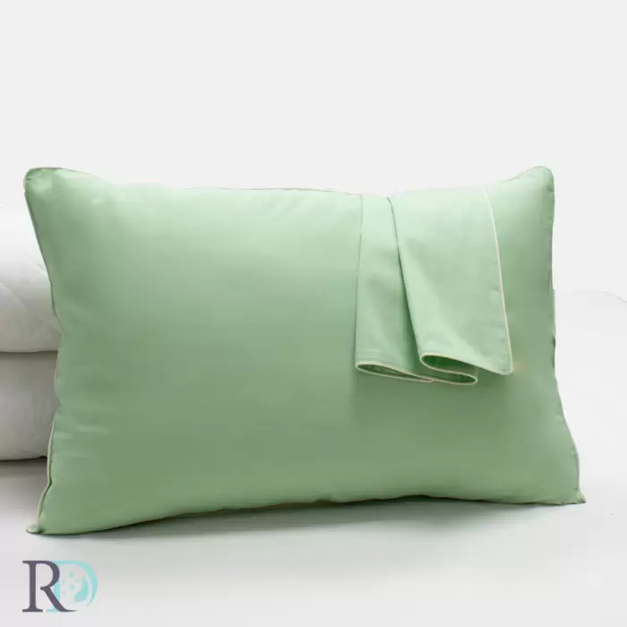 Калъфка памучен сатен ябълково зелено - 1009 -  Калъфка памучен сатен ябълково зелено - 1009