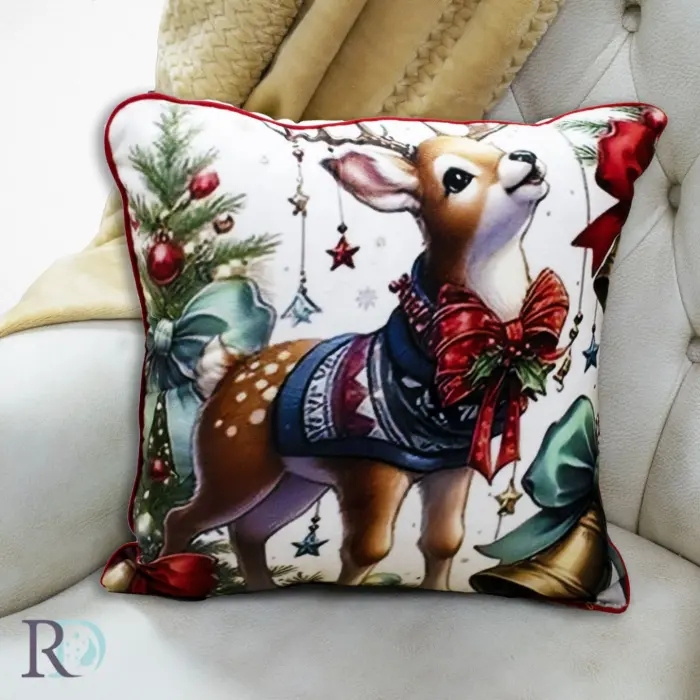 Коледна възглавница Еленче - 2054 - Коледна възглавница Еленче - 2054