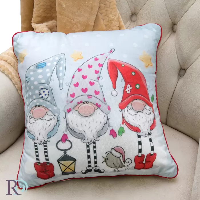 Коледна възглавница Джуджета - 930 - Коледна възглавница Джуджета - 930