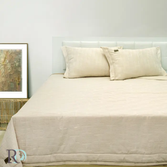 Комплект завивка с калъфки Морени екрю - 1953 - Комплект завивка с калъфки Морени екрю - 1953