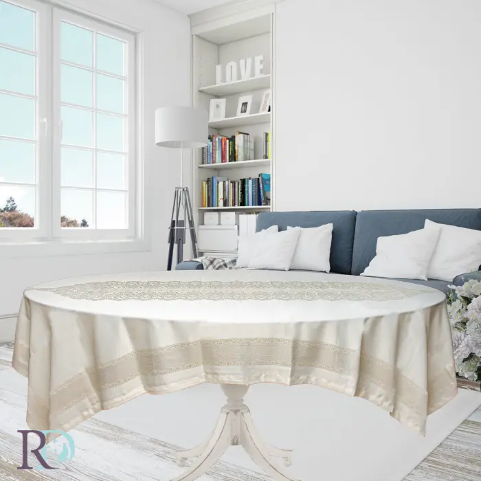 Непромокаема покривка в екрю - 1199 - Непромокаема покривка в екрю - 1199