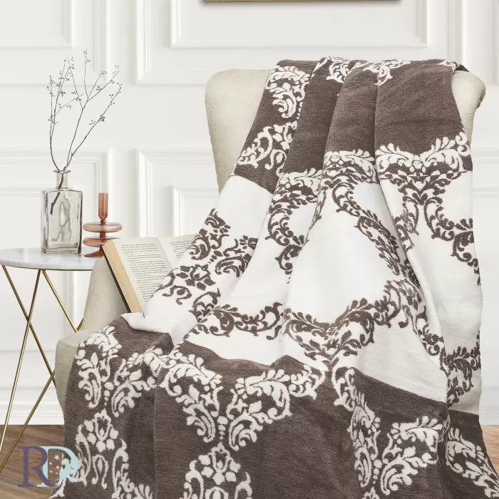 Одеяло памук Орнаменти Капучино - 312 - Одеяло памук Орнаменти Капучино - 312