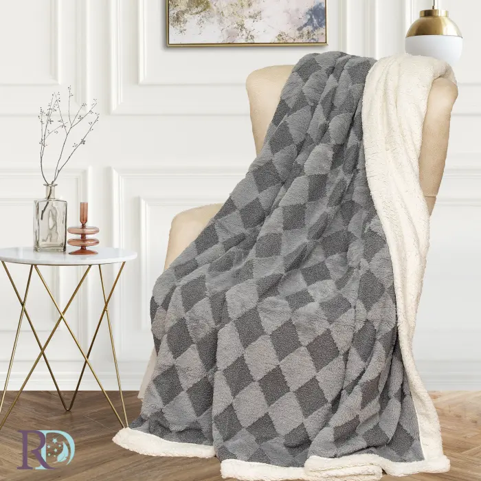 Одеяло Ромб сиво - 1502 - Одеяло Ромб сиво - 1502