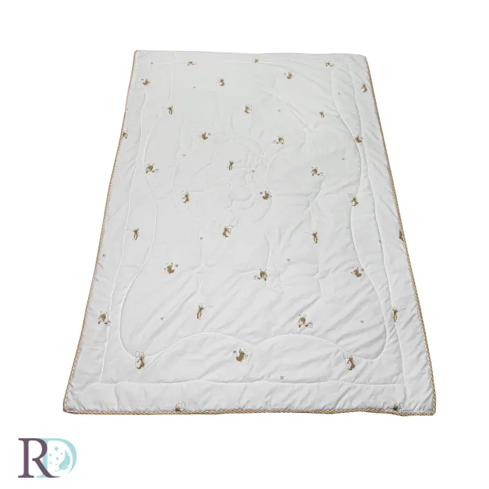 Бебешка олекотена завивка Мече бяло - 1770 - Бебешка олекотена завивка Мече бяло - 1770