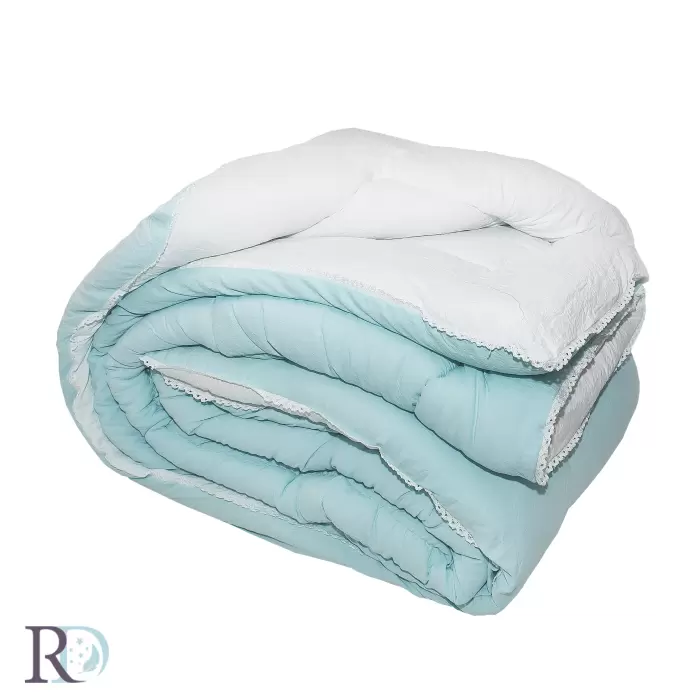 Олекотена завивка Мечта бяло и тюркоаз - 203 - Олекотена завивка Мечта бяло и тюркоаз - 203