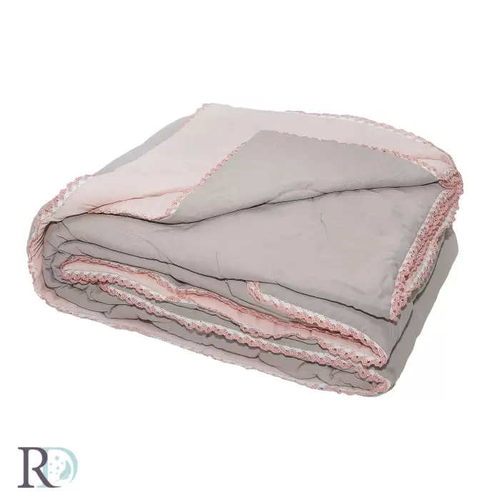 Олекотена завивка Мечта сиво и праскова - 199 - Олекотена завивка Мечта сиво и праскова - 199