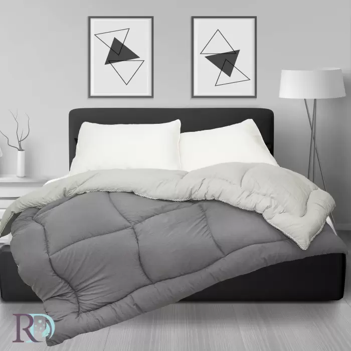 Олекотена завивка Мечта тъмно сиво и светло сиво - 184 - Олекотена завивка Мечта тъмно сиво и светло сиво - 184