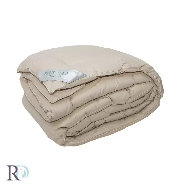 Памучна олекотена завивка Бежово - 218 - Памучна олекотена завивка Бежово - 218