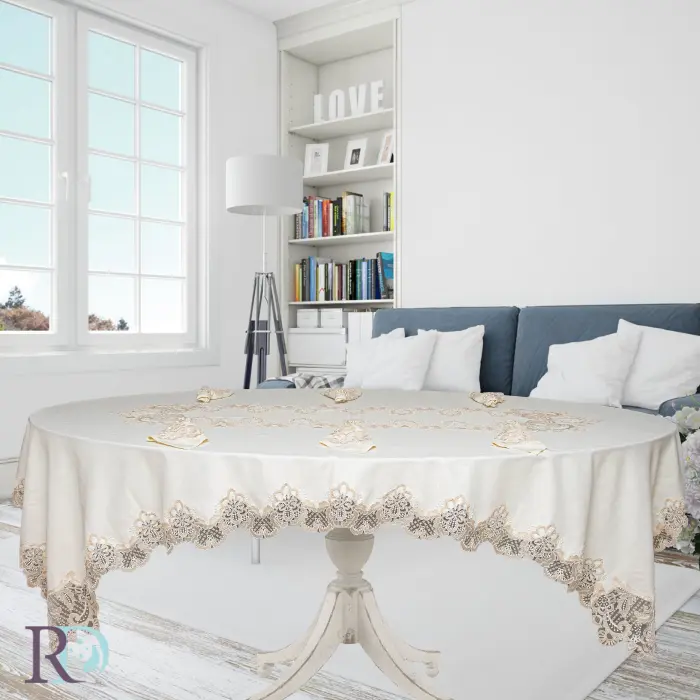 Покривка Луна екрю - 1896 - Покривка Луна екрю - 1896