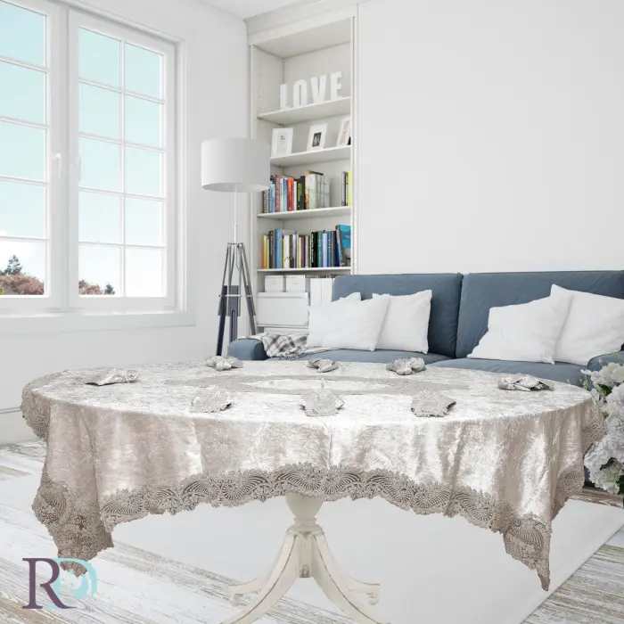 Покривка Алия сиво - 1309 - Покривка Алия сиво - 1309