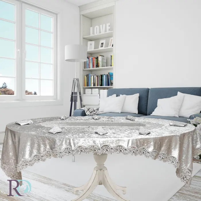 Покривка Елия сиво - 1300 - Покривка Елия сиво - 1300