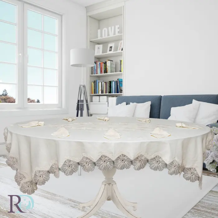 Покривка Луна цвете екрю - 1347 - Покривка Луна цвете екрю - 1347