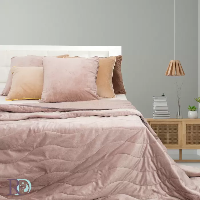 Кувертюра микро плюш Софт пепел рози - 116 -  Кувертюра микро плюш Софт пепел рози - 116