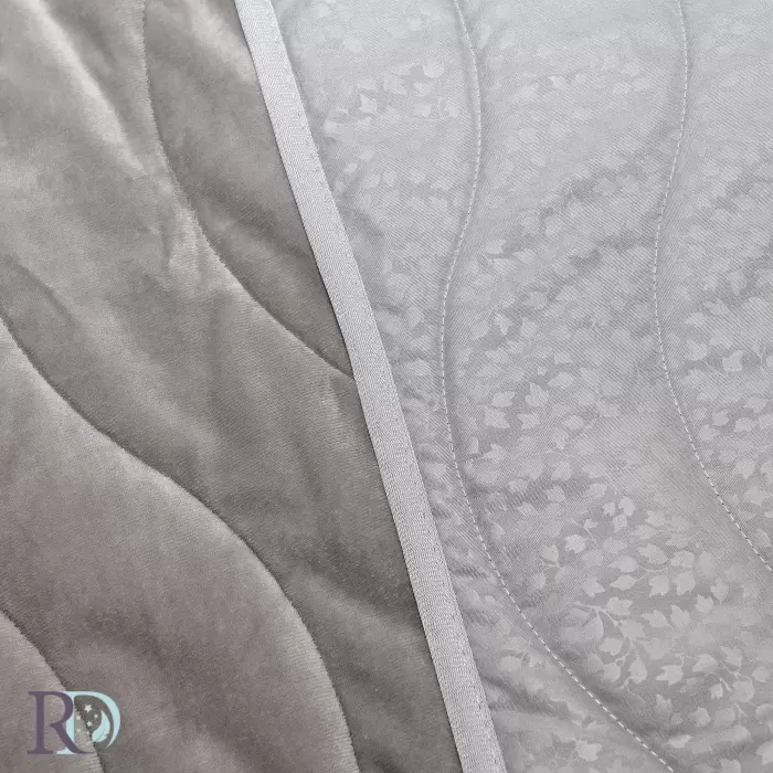 Кувертюра микро плюш Софт сиво - 119 - Кувертюра микро плюш Софт сиво - 119