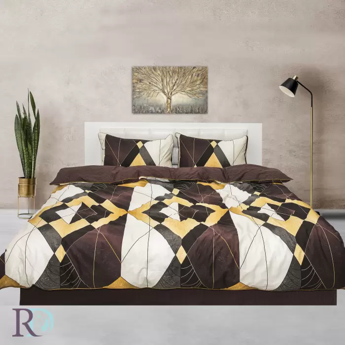 Спален комплект памучен сатен Алиана - 523 - Спален комплект памучен сатен Алиана - 523