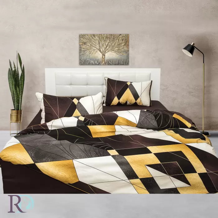 Спален комплект памучен сатен Алиана - 524 - Спален комплект памучен сатен Алиана - 524