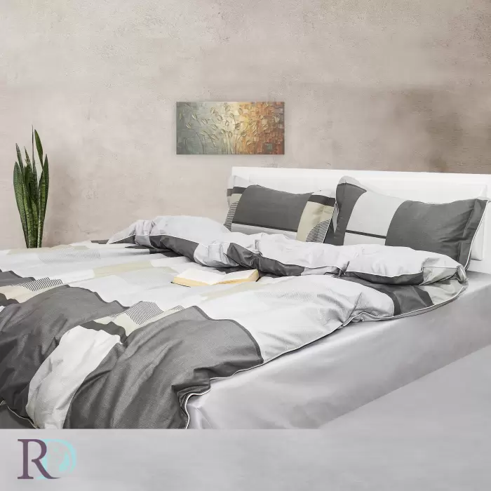 Спален комплект памучен сатен Арно - 424 - Спален комплект памучен сатен Арно - 424