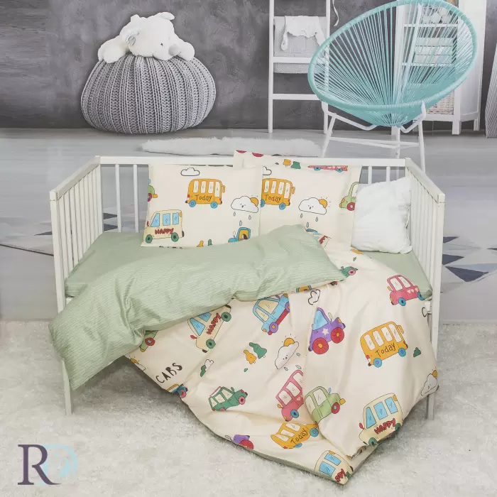 Бебешки спален комплект Колички - 901 - Бебешки спален комплект Колички - 901