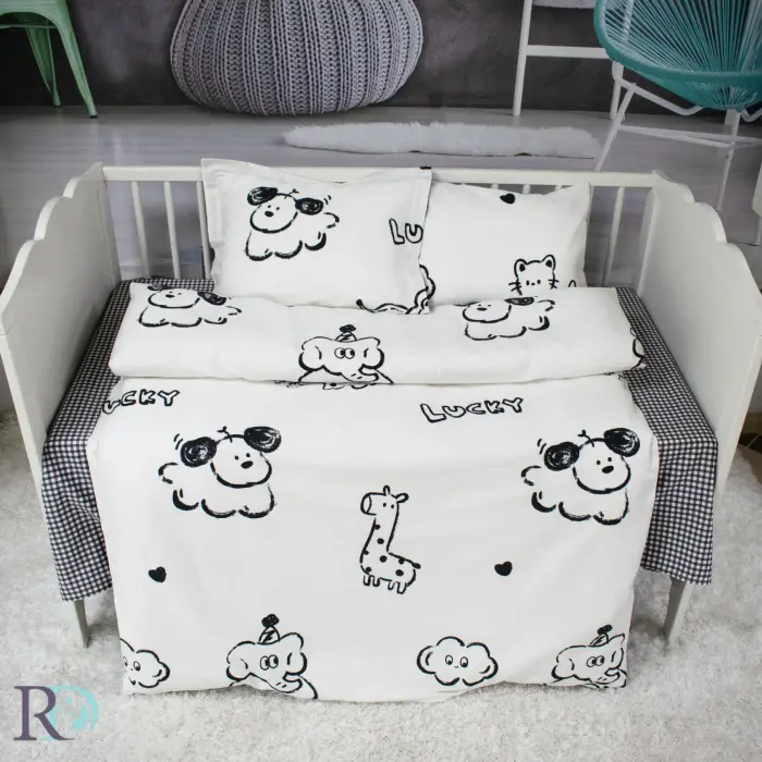 Бебешки спален комплект Лъки - 2043 - Бебешки спален комплект Лъки - 2043