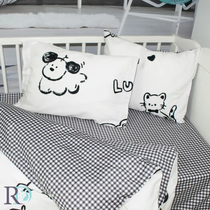 Бебешки спален комплект Лъки - 2044 - Бебешки спален комплект Лъки - 2044