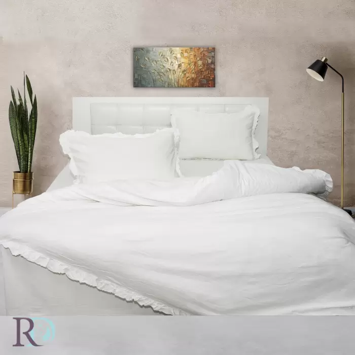 Спален комплект органичен памук Бриана бяло - 819 - Спален комплект органичен памук Бриана бяло - 819