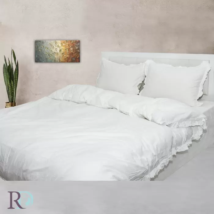 Спален комплект органичен памук Бриана бяло - 820 - Спален комплект органичен памук Бриана бяло - 820
