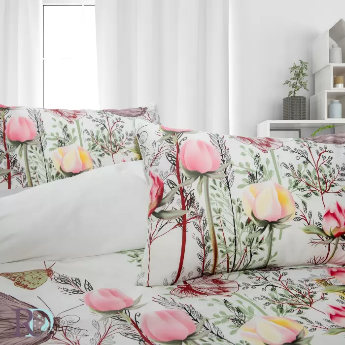 Спален комплект Цветя и Пеперуди - 1022 - Спален комплект Цветя и Пеперуди - 1022