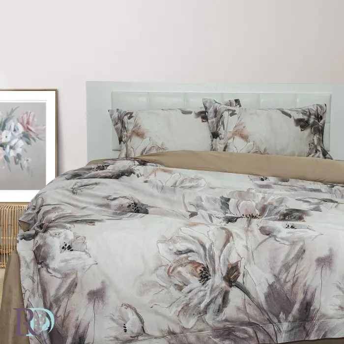 Спален комплект Даная цветя бежово - 2111 - Спален комплект Даная цветя бежово - 2111