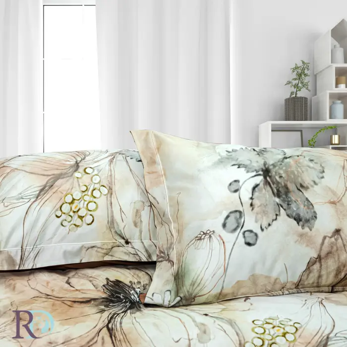 Спален комплект Даная цветя праскова - 2110 - Спален комплект Даная цветя праскова - 2110