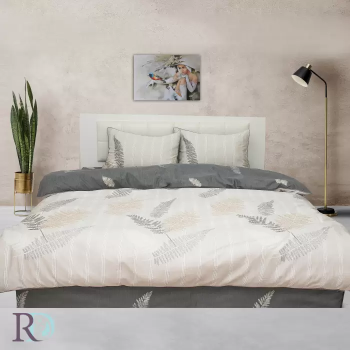 Спален комплект памучен сатен Емон - 825 - Спален комплект памучен сатен Емон - 825