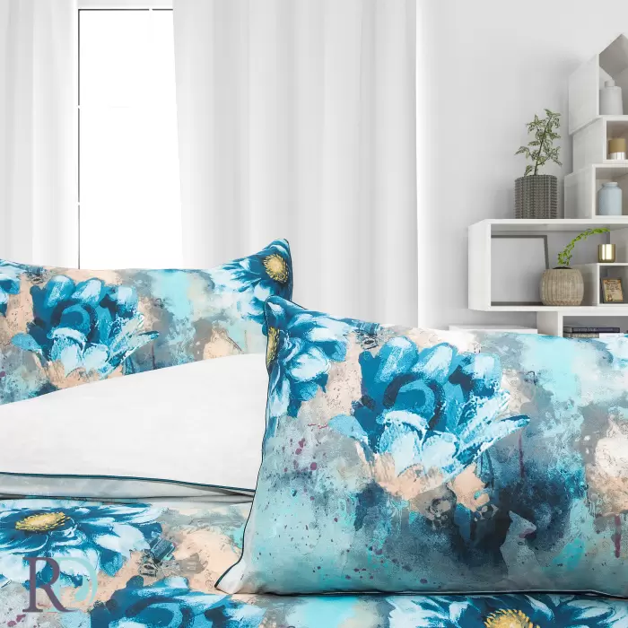 Спален комплект памучен сатен Флорена - 817 - Спален комплект памучен сатен Флорена - 817