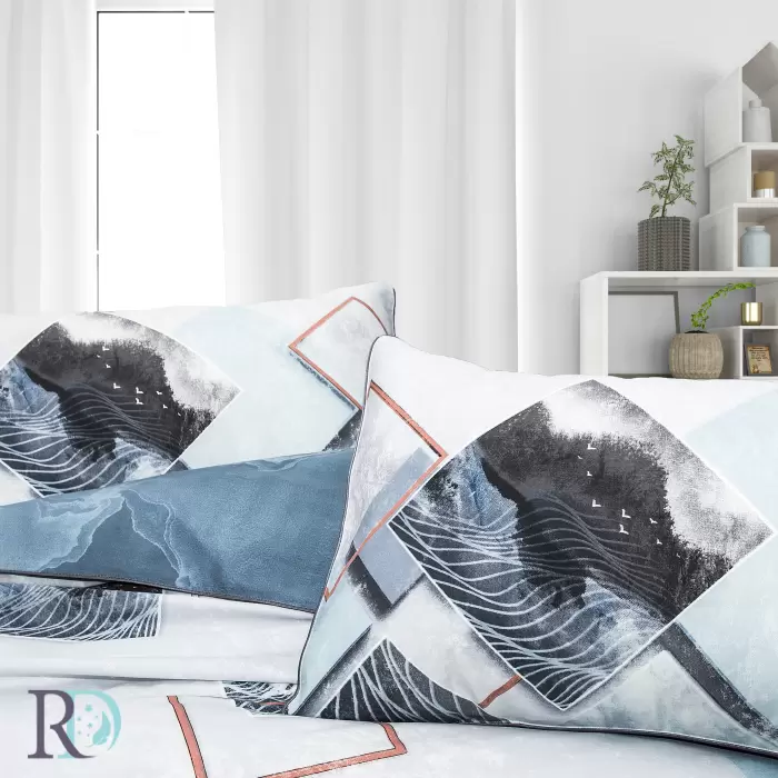 Спален комплект памучен сатен Марс - 722 - Спален комплект памучен сатен Марс - 722