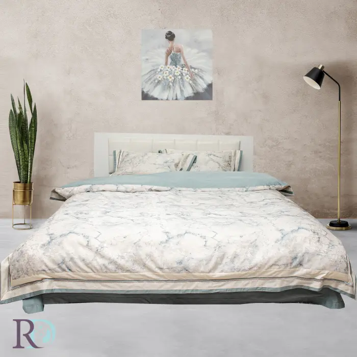 Спален комплект Мрамор аква - 1412 - Спален комплект Мрамор аква - 1412