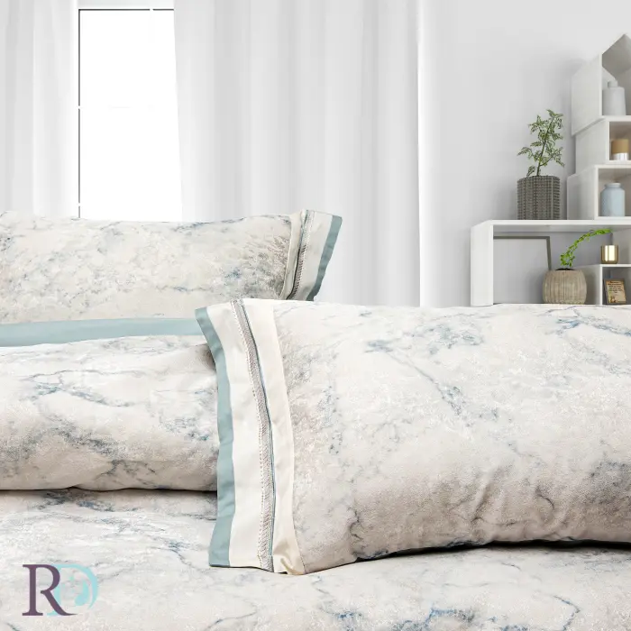 Спален комплект Мрамор аква - 1415 - Спален комплект Мрамор аква - 1415