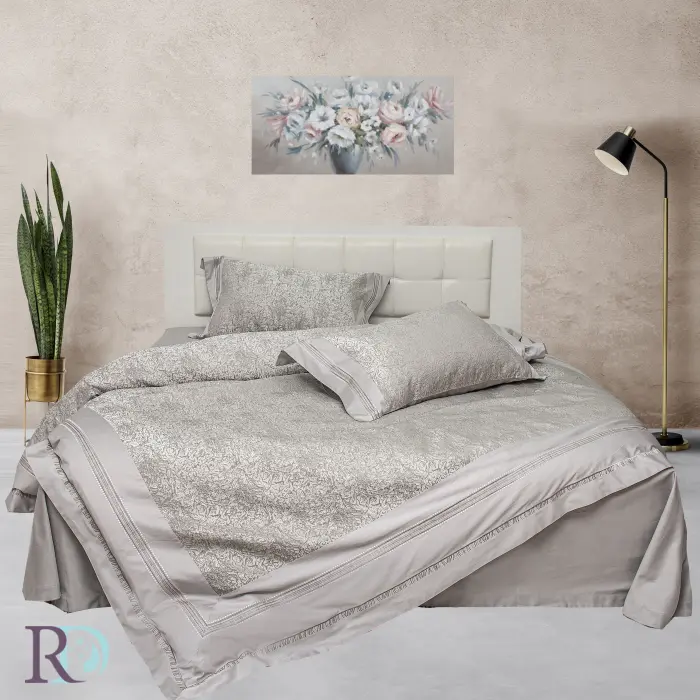 Спален комплект Плюш сиво - 1457 - Спален комплект Плюш сиво - 1457