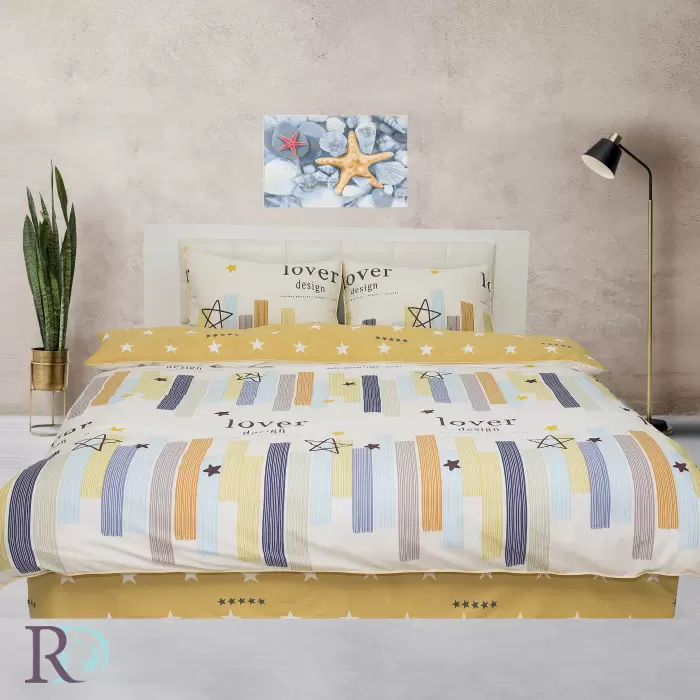 Спален комплект памучен сатен Романтика - 537 - Спален комплект памучен сатен Романтика - 537